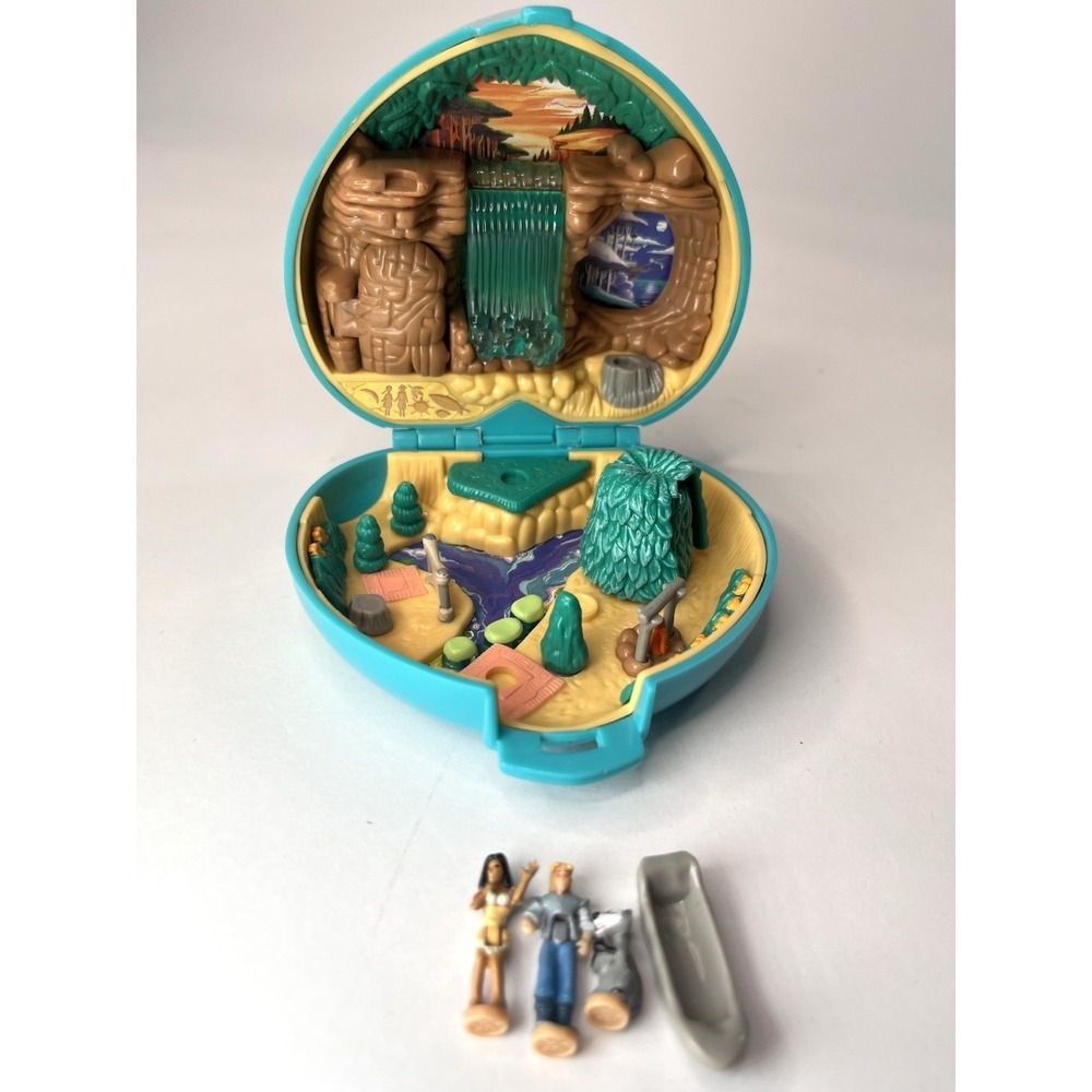 Disney Polly Pocket Pocahontas Compact Playset Bluebird Vintage 1995 Figures